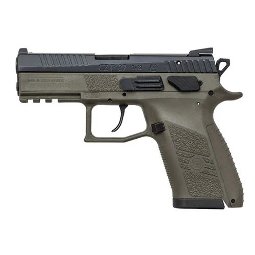 CZ P-07 9mm ODG Frame Black Slide – 91077