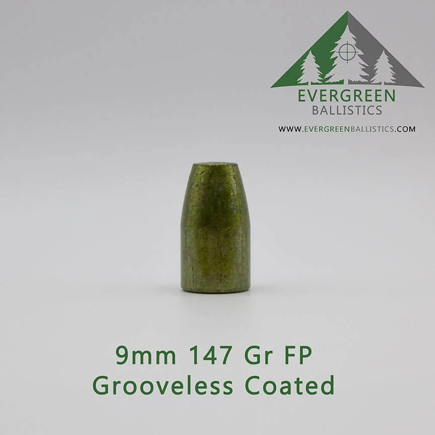 9mm (.356) 147 Grain Flap Point NLG Coated Bullets