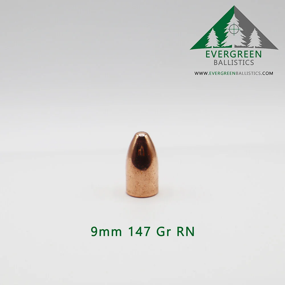 9mm (.356) 147 Grain Plated Bullets