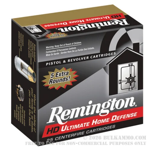 25 Rounds of 9mm Ammo by Remington - 124gr JHP
