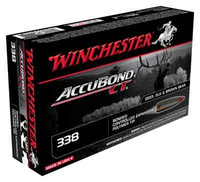 Winchester S338LCT Expedition Big Game AccuBond CT Polymer Tip300 Grain .338 Lapua Magnum
