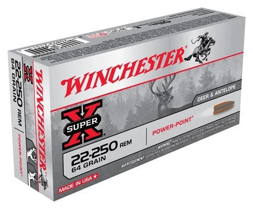 Winchester X222502 Super X Power-Point64 Grain .22-250 Remington