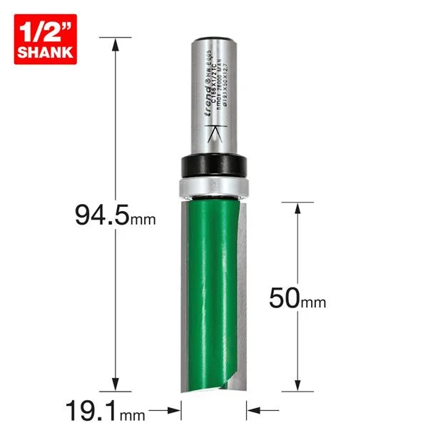 TrendProfiler 19.1mm diameter x 50mm cutC166X1/2TC