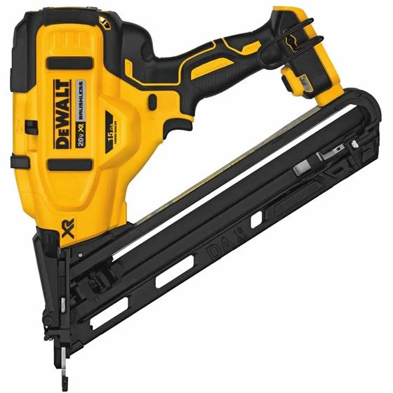 DeWalt 20V XR Brushless 15GA “DA” Angled Finish Nailer (Tool Only)