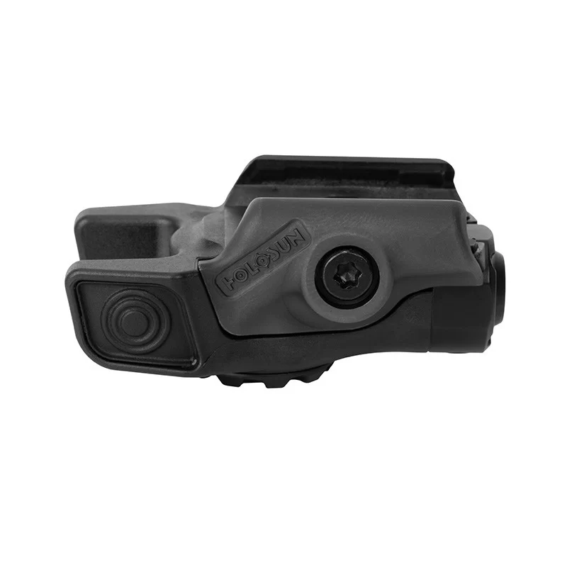 Holosun Technologies Rail Mounted Laser Green Universal rail mount, T10 L Key, CR1/3N battery, W&E adjustements, compatible with most holsters