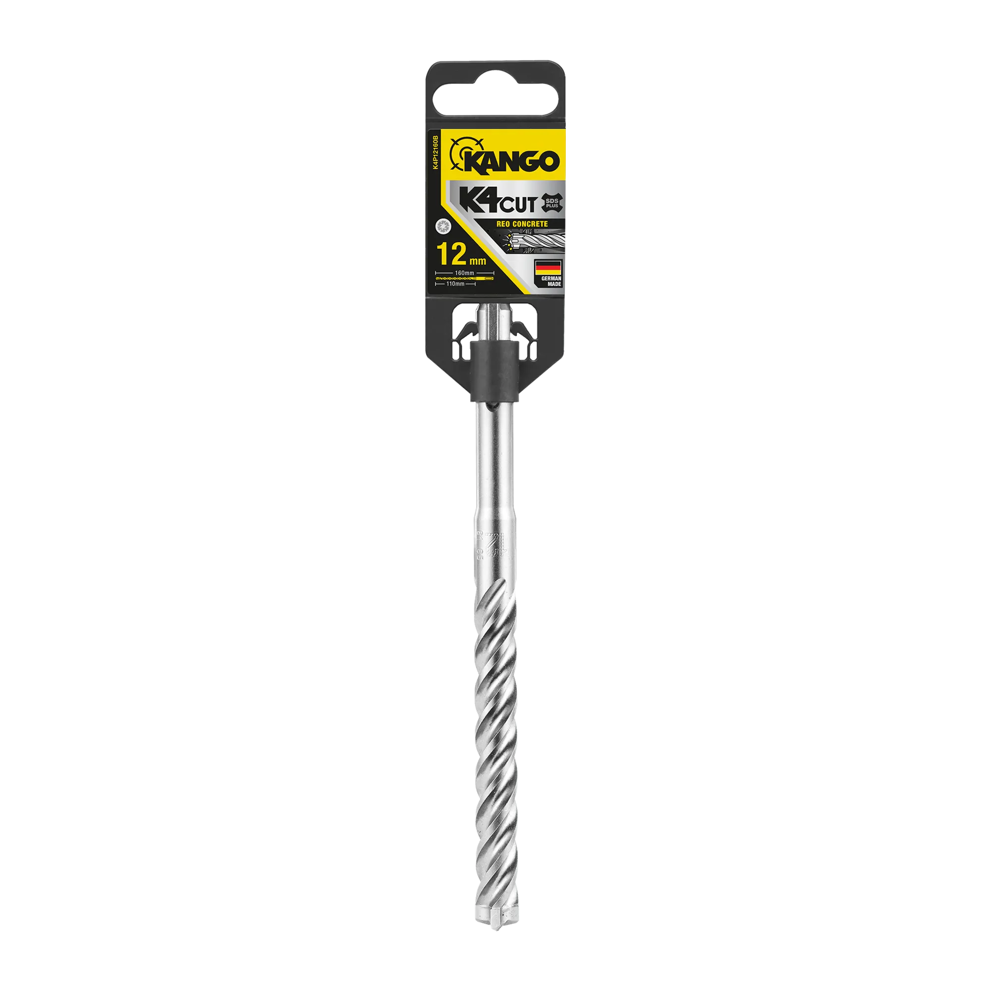12mm x 160mm K4 SDS Plus Drill Bit