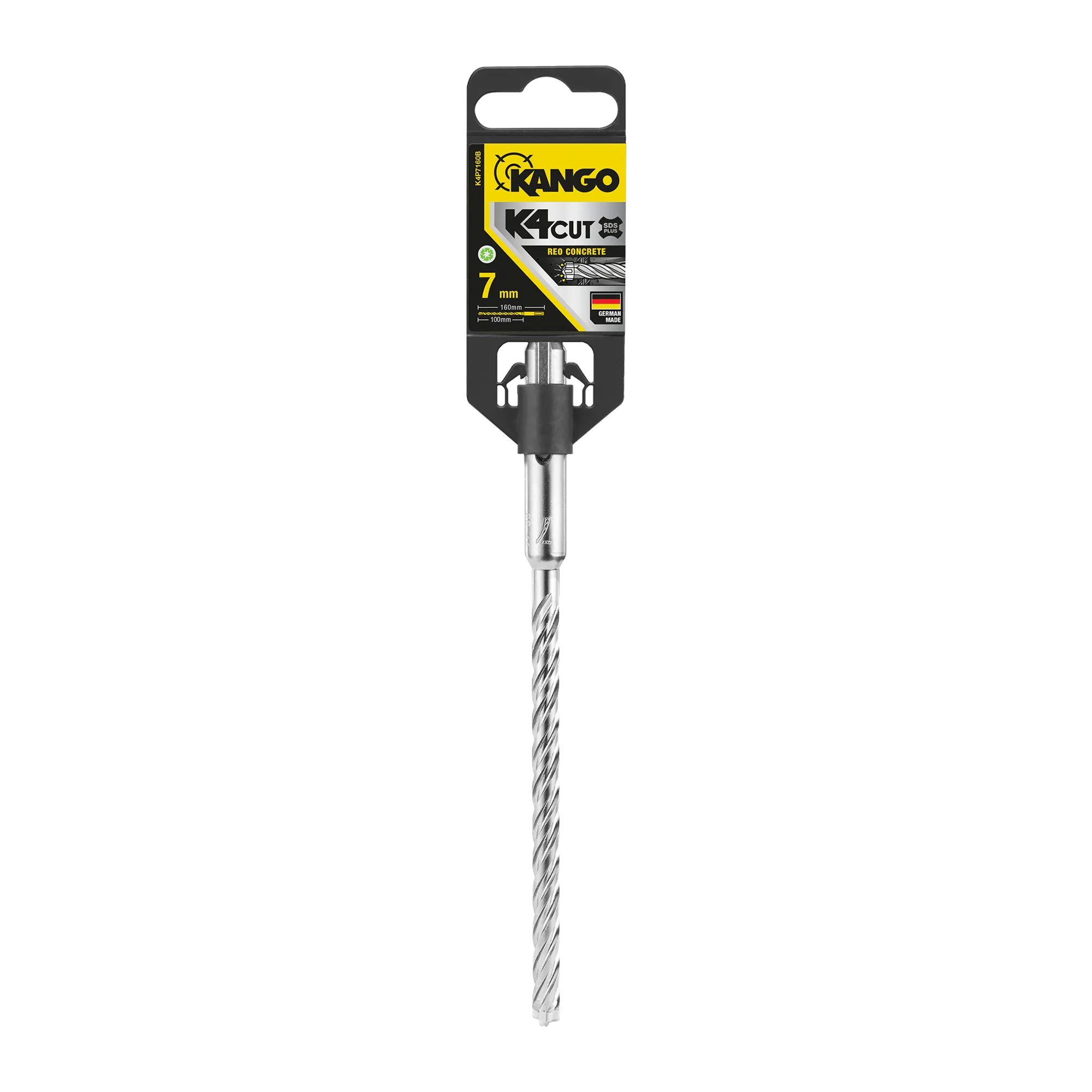 7mm x 160mm K4 SDS Plus Drill Bit