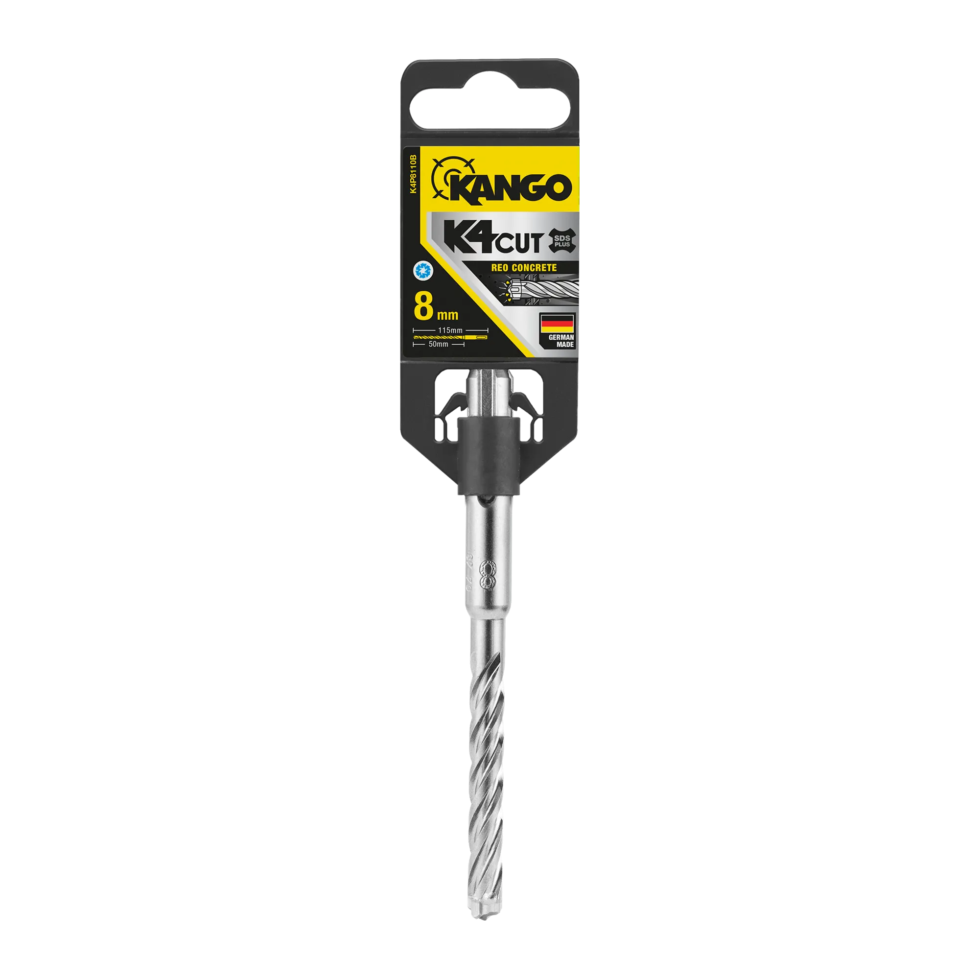 8mm x 110mm K4 SDS Plus Drill Bit