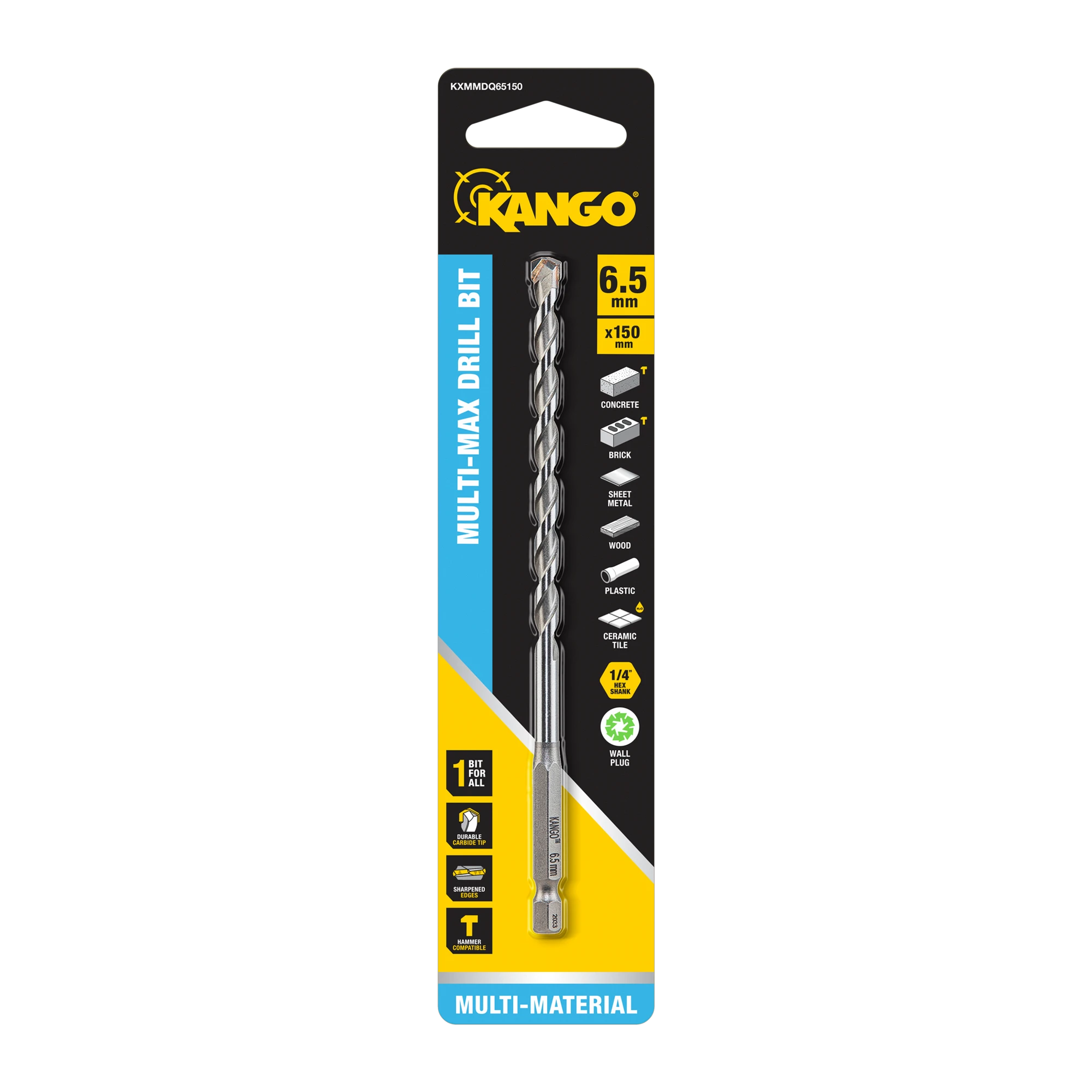 6.5 x 150mm MULTI-MAX MULTI MATERIAL DRILL BIT