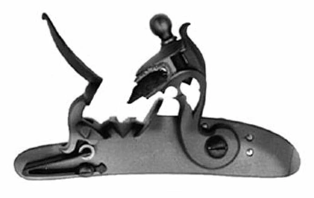Late English– Flintlock – Double Throat – Left Hand