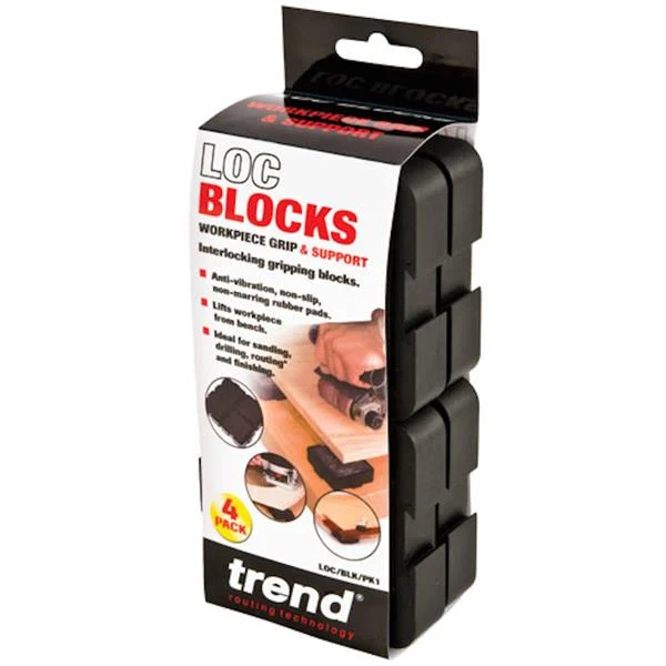 TrendLoc block workpiece support 4 pack- LOC/BLK/PK1