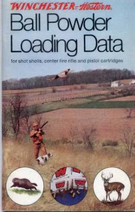 Used – Winchester – Western – Ball Powder Loading Data – 1976