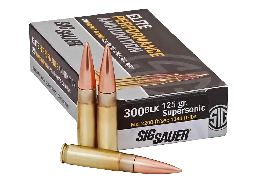 300BLK, 125GR, ELITE MATCH GRADE, OTM, STAKED, SEALED, BOX/20