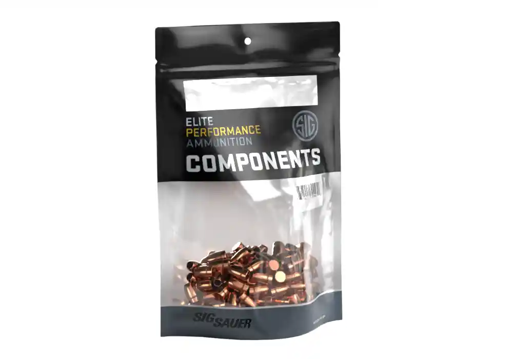 COMPONENT BULLET, V-CROWN, 124GR, 9MM/.355, (100CT)