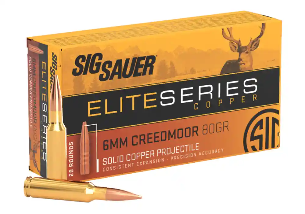 6MM CREEDMOOR, 80GR, ELITE COPPER HUNTING