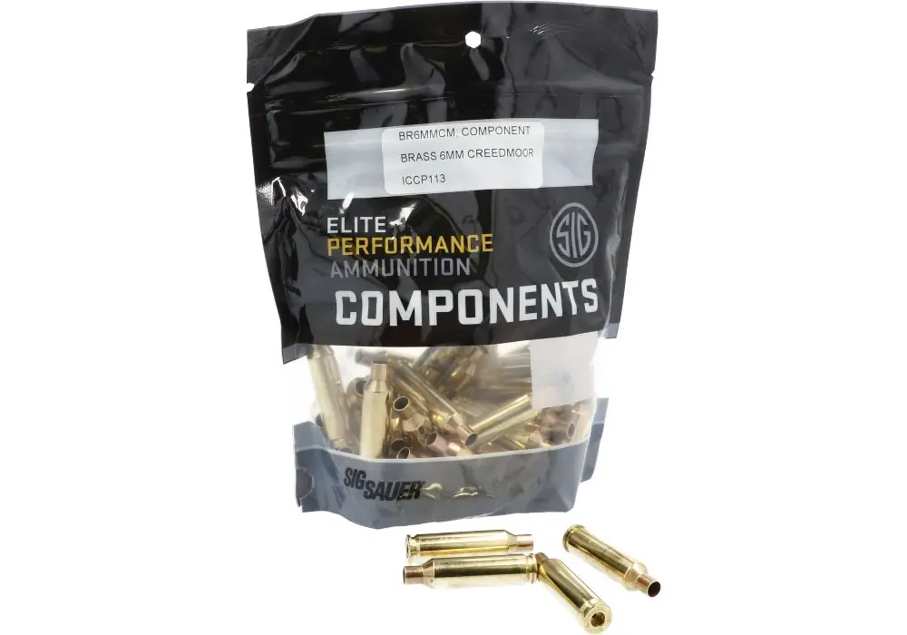 COMPONENT BRASS, 6MM CREEDMOOR (50 CT)