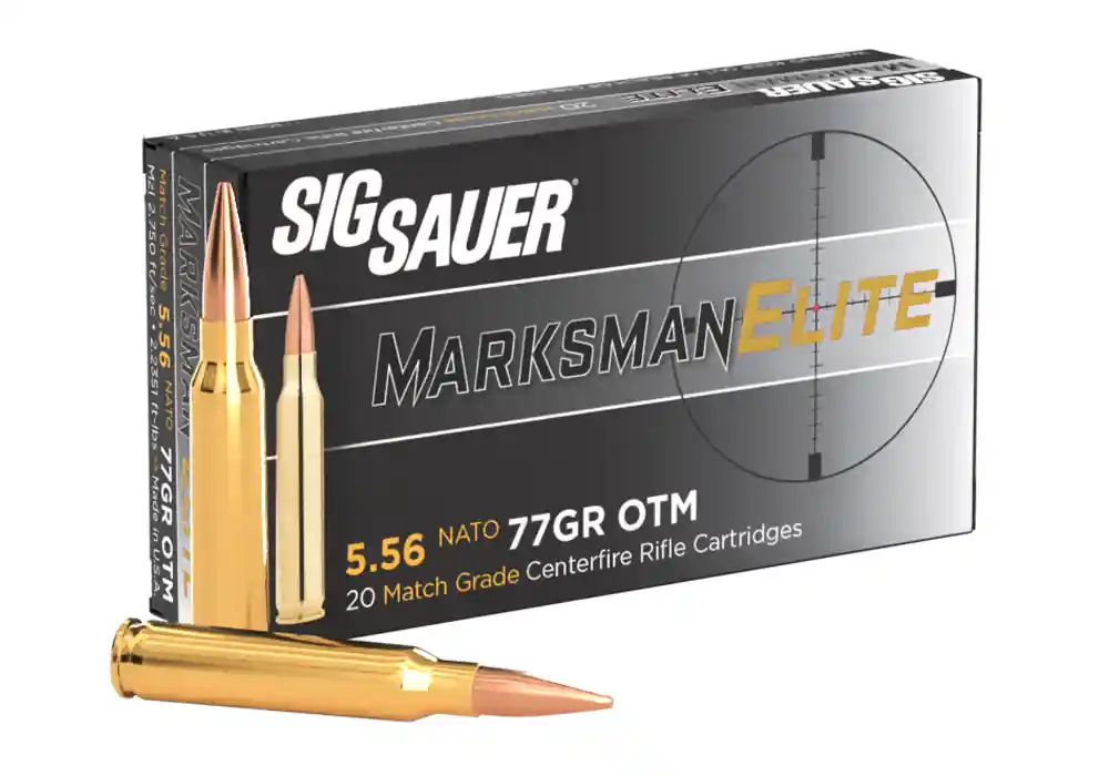 5.56X45MM, 77GR, MARKSMAN ELITE, OTM