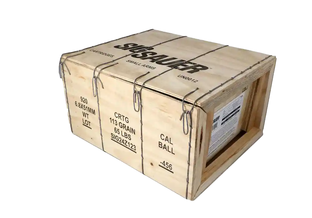 6.8×51, 113GR Hybrid Ball – Crate (920rnds)