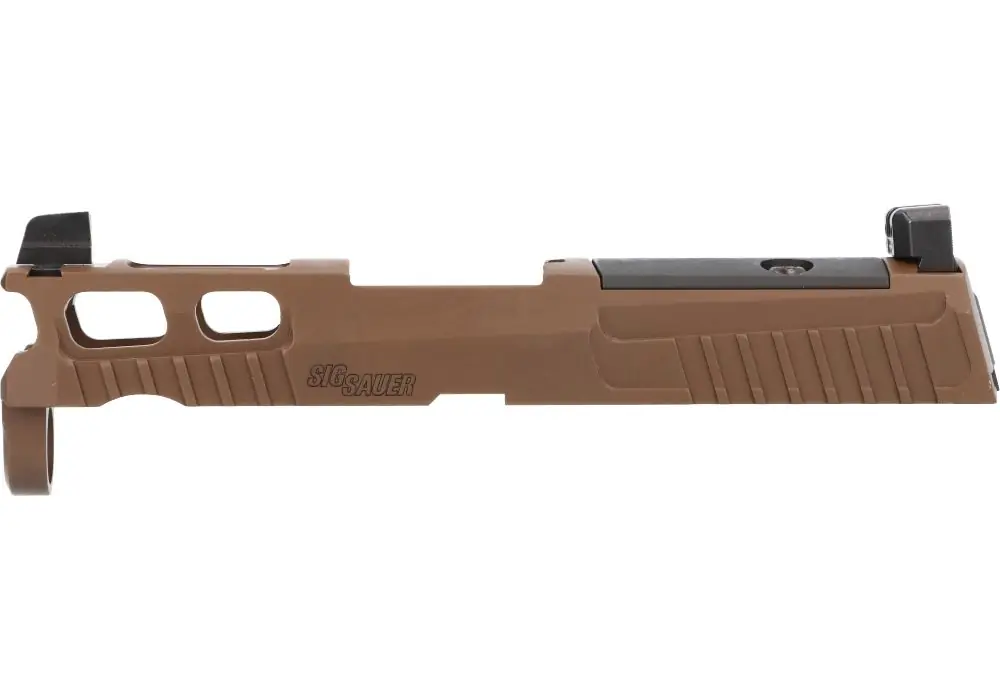P320 PRO-CUT SUB-COMPACT 9MM 3.6″ SLIDE ASSEMBLY, OPTIC READY, COYOTE BROWN