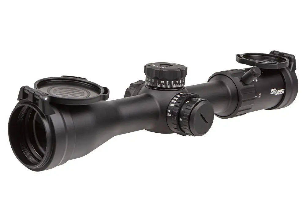 WHISKEY4 3-12X44MM EXPOSED ZERO STOP, ILLUMINATED (SFP)