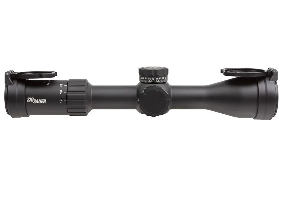 WHISKEY4 3-12X44MM EXPOSED ZERO STOP, NON-ILLUMINATED (SFP)
