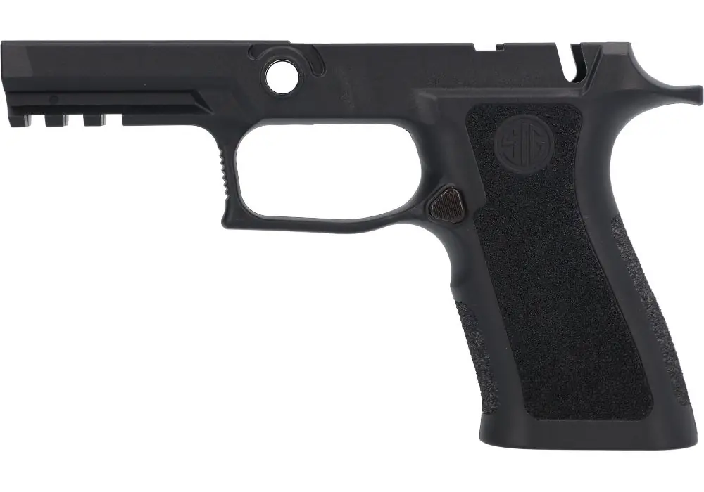 P320 XCARRY 9MM/40/.357 MANUAL SAFETY GRIP MODULE – BLACK, MEDIUM GRIP