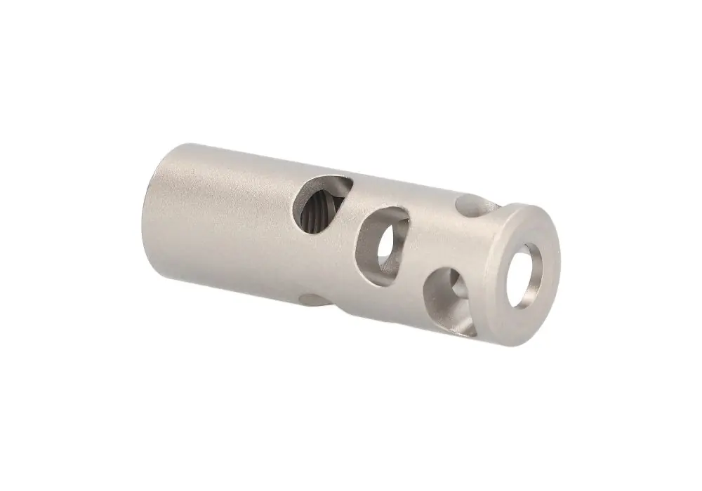 CROSS RIFLE MUZZLE BRAKE – STAINLESS