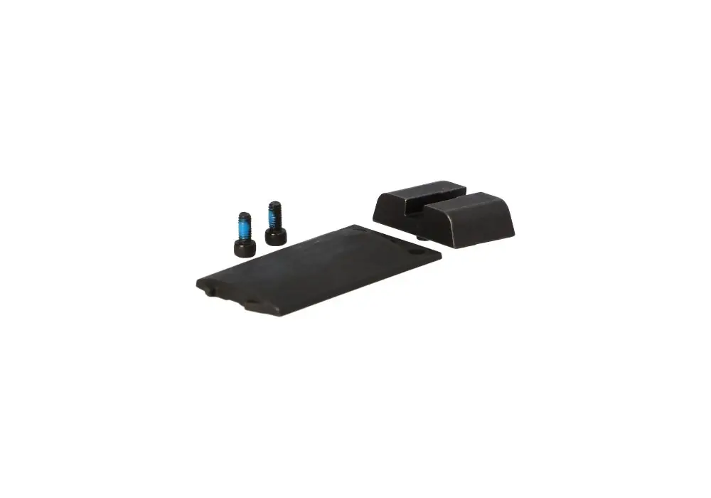 REAR SIGHT ASSY, P320, X-RAY3, SIGHT PLATE, SIGHT SCREWS, BLK
