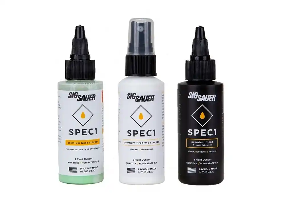 SPEC1 – COMBO PACK, 2OZ LUBRICANT, BORE SOLVENT, FIREARM DEGREASER