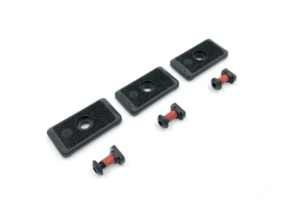 SHORT GRIP PANEL, 3-COUNT, MLOK, HARDWARE