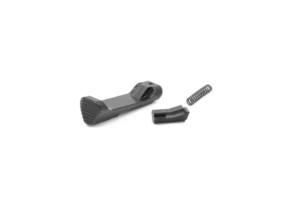 MAGAZINE RELEASE ASSEMBLY, 320, SPRING, STOP, CORROSION RESISTANT