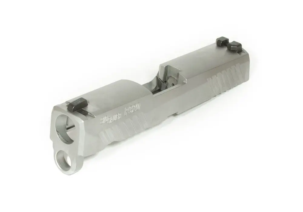 P320 SUB-COMPACT 9MM 3.6″ SLIDE ASSEMBLY, SIGLITE NIGHT SIGHTS, STAINLESS