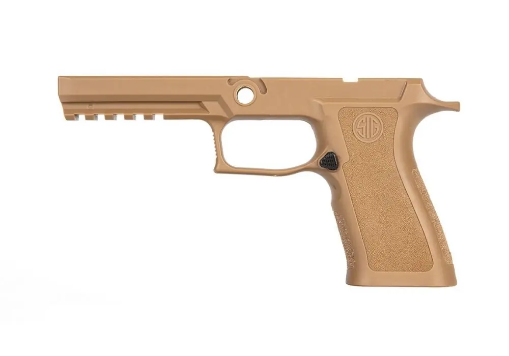 P320 XFULL 9MM/40/.357 GRIP MODULE – COYOTE TAN, LARGE GRIP (MAGWELL & WEIGHT COMPATIBLE)