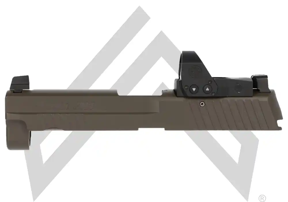 P229 LEGION 9MM 3.9″ SLIDE ASSEMBLY, ROMEO1PRO, GRAY