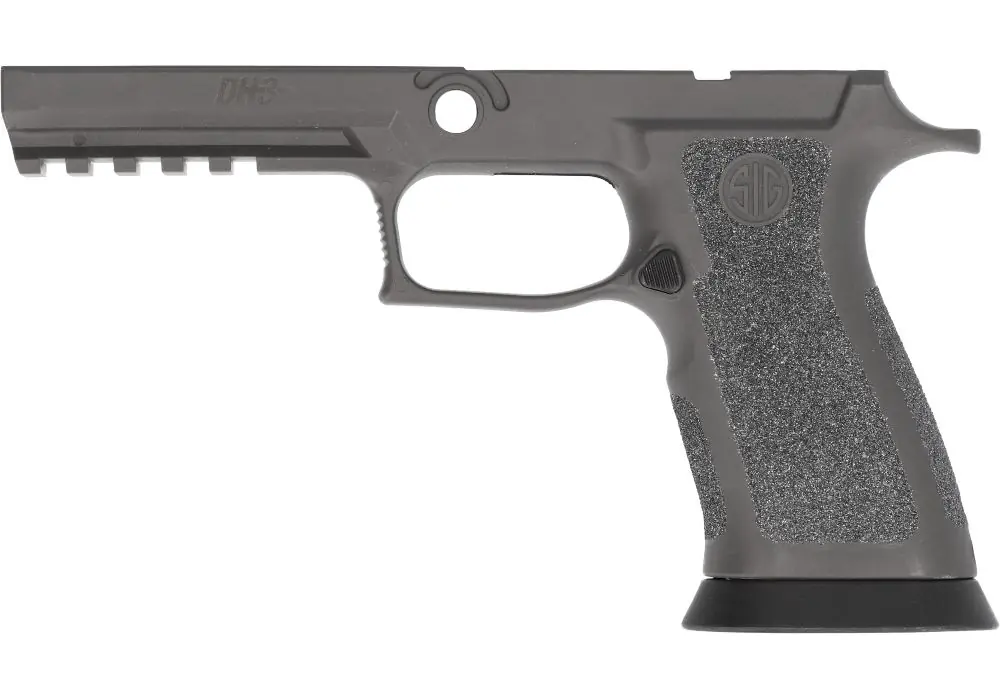 P320 TXG DH3 FULL 9MM/40/.357 GRIP MODULE – GRAY, MEDIUM GRIP
