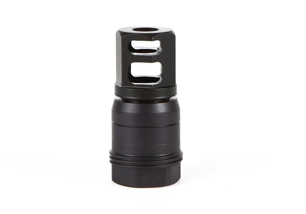 Clutch-Lok Shouldered QD Muzzle Brake for SLX/SLH suppressors – 7.62MM