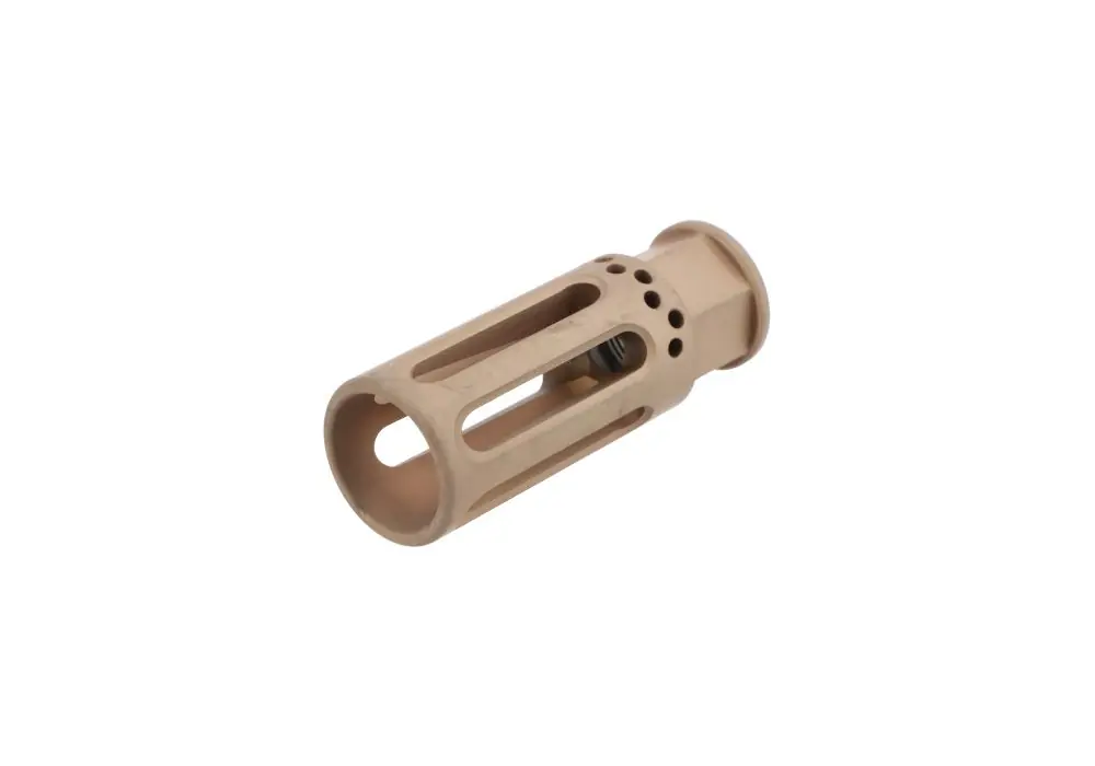 5.56 FLASH HIDER MUZZLE COMPENSATOR COMBO – FDE