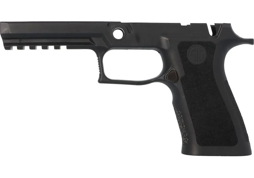 P320 XFULL 9MM/40/.357 MANUAL SAFETY GRIP MODULE – BLACK, MEDIUM GRIP