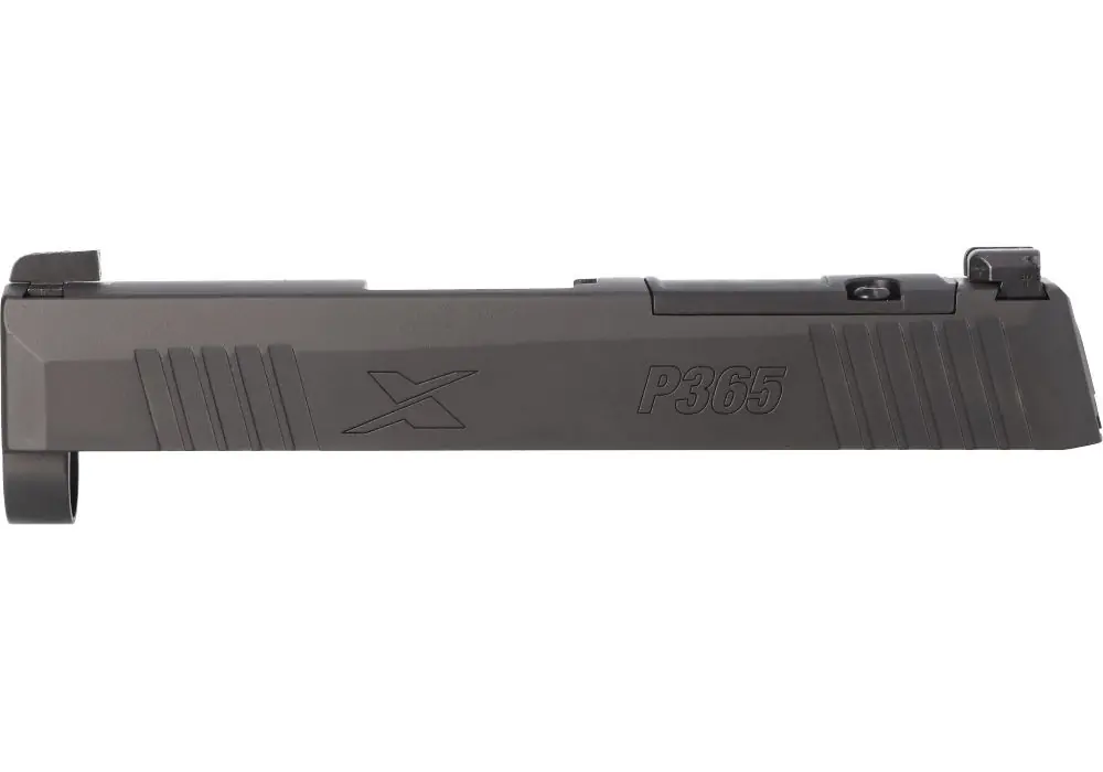 P365X 9MM 3.1″ SLIDE ASSEMBLY, OPTIC READY, BLACK