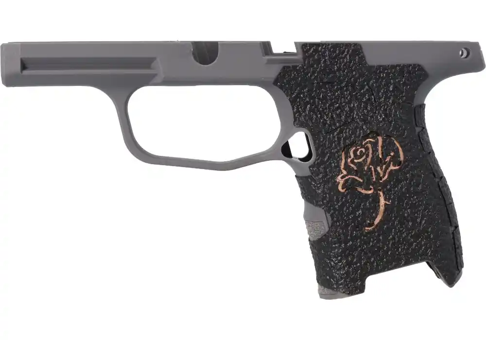 P365-ROSE RUBBER GRIP ENHANCEMENT KIT-BLACK/GOLD