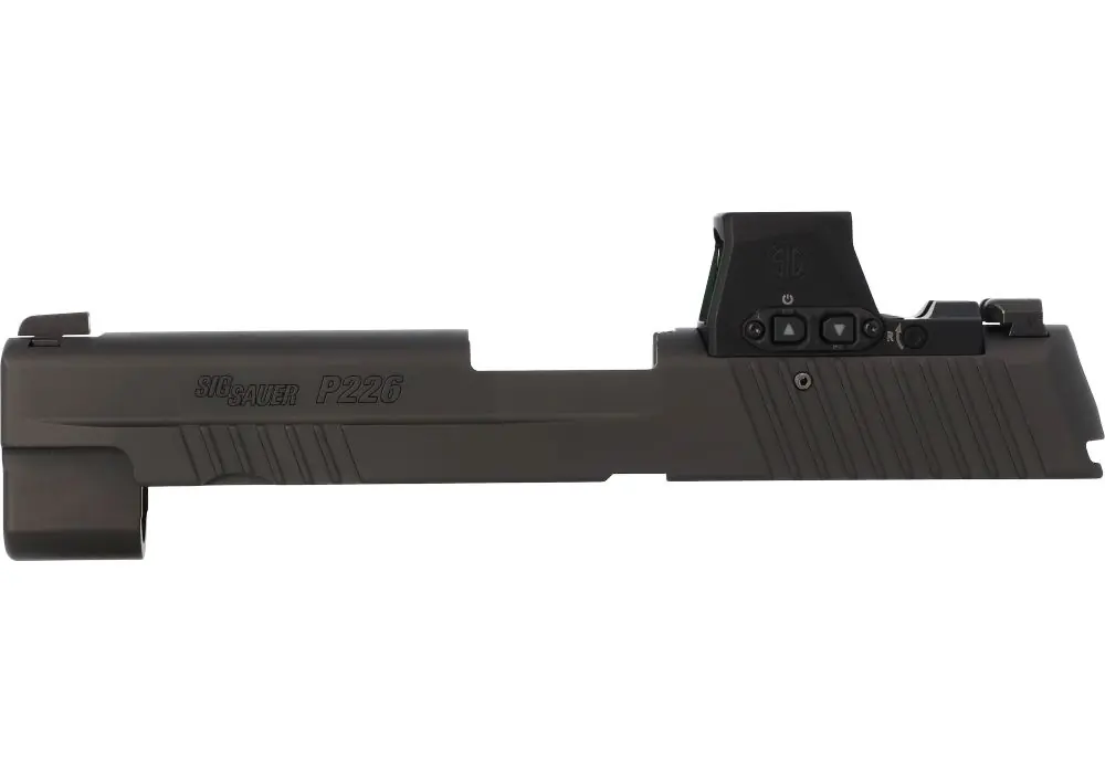 P226 9MM 4.4″ SLIDE ASSEMBLY, ROMEO-X PRO, BLACK