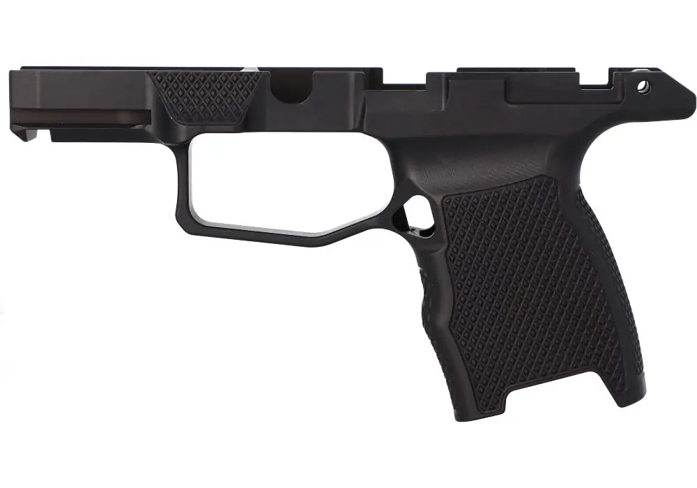 P365 9MM/380 MANUAL SAFETY GRIP MODULE AND HOLSTER – BLACK – JUGGERNAUT TACTICAL