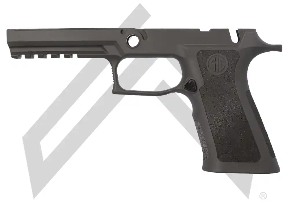 P320 TXG FULL 9MM/40/.357 MANUAL SAFETY GRIP MODULE – LEGION GRAY, SMALL GRIP