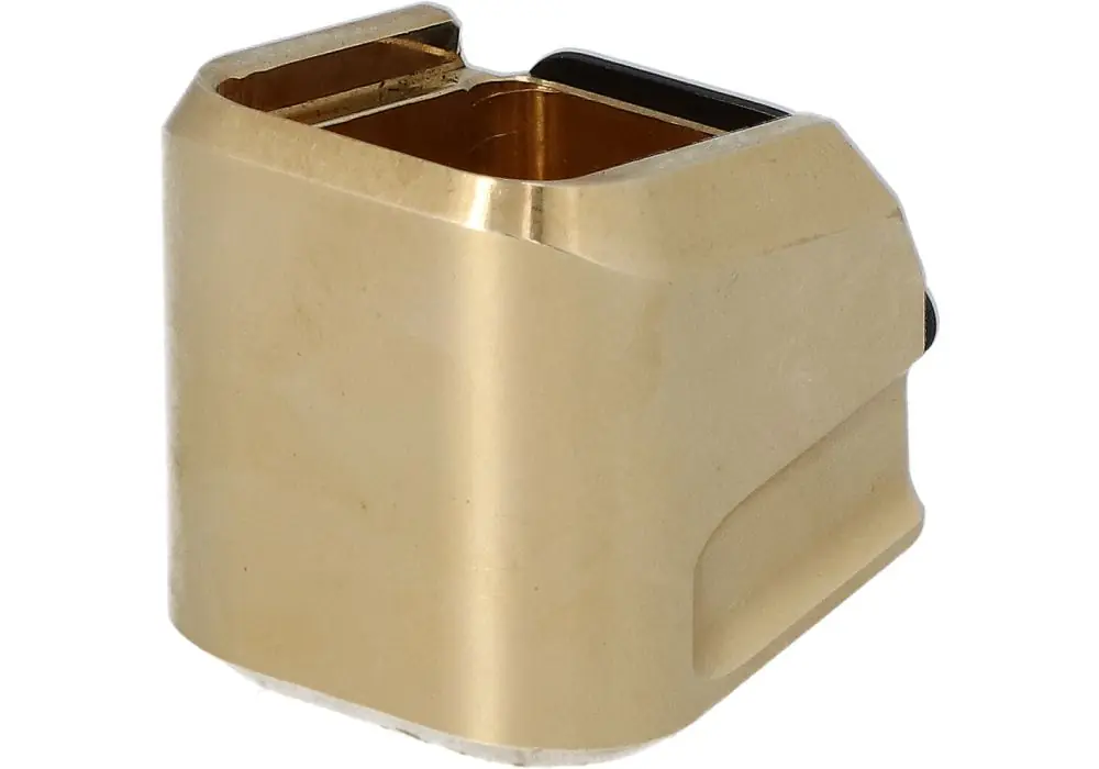 P320 HEAVY WEIGHT BRASS MAGAZINE EXTENSION – PLUS 5 – GRAYGUNS