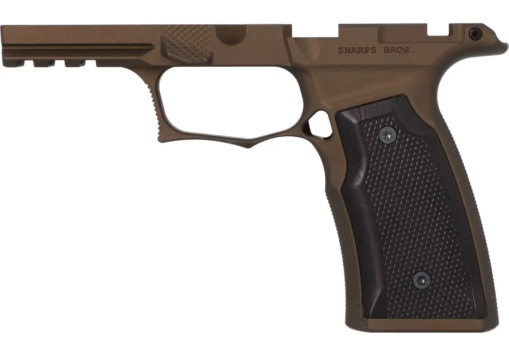 P365-XMACRO BRONZE ALUMINUM MANUAL SAFETY GRIP MODULE – SHARPS BROS.