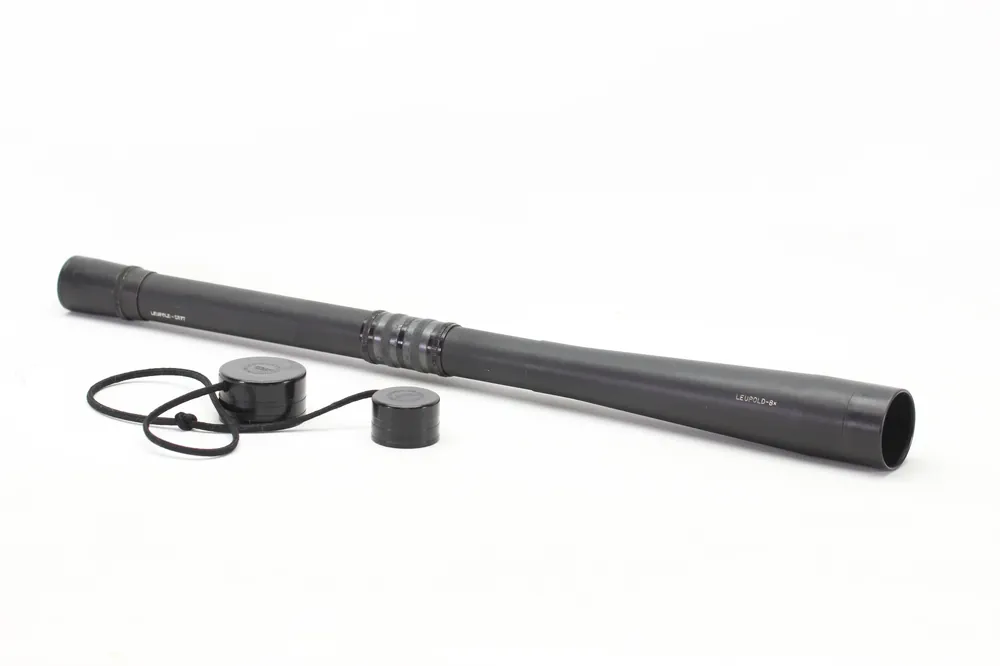 Leupold “Plainsman” 2-1/4x, with Leupold 8x Objective Multiplier Lens