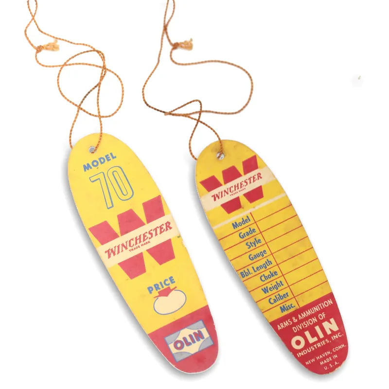 Winchester Model 70 Hang Tag