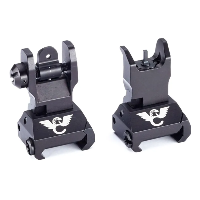 SIGHT SET, MANUAL DEPLOY, AR PLATFORM, RAIL MOUNT