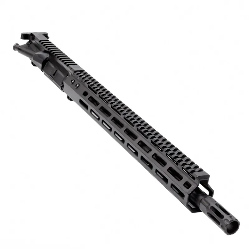 UPPER, COMPLETE, FORGED, 6.8 SPC II, RECON, MID LENGTH, 16″, FLUTED, Q-COMP, 1-11 TWIST, BLACK
