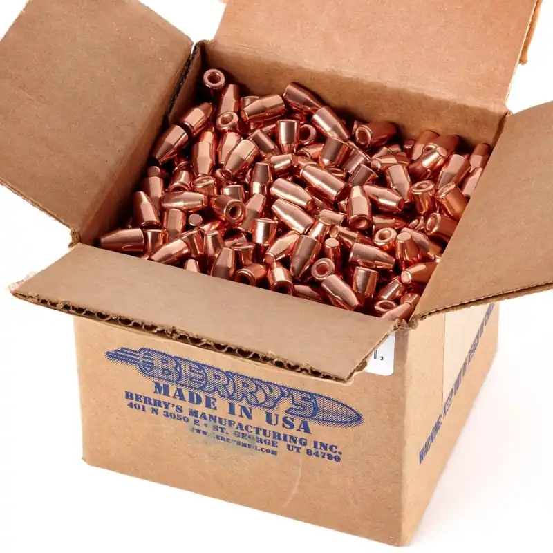 BULLET ONLY, 9MM CALIBER, 135GR, BERRY HBFP, 1,000/BOX